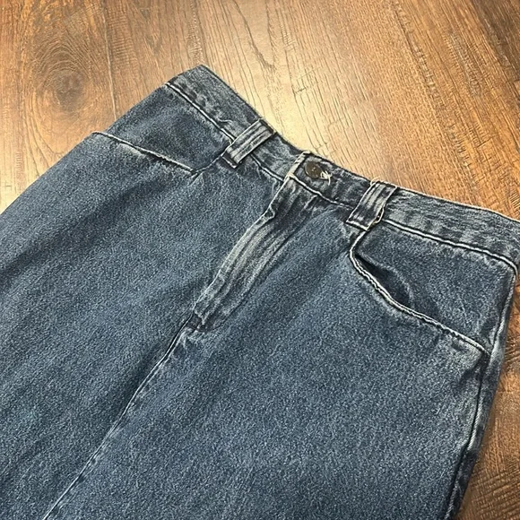 Lee vintage 90s high waisted denim midi skirt size small - Picture 2 of 6